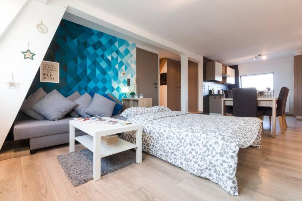 Duplex Appertement Met Zicht Damse Vaart @ Bruggeアパートメント エクステリア 写真