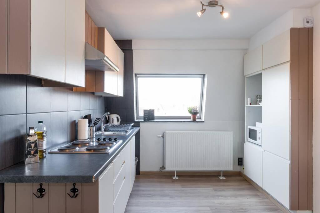 Duplex Appertement Met Zicht Damse Vaart @ Bruggeアパートメント エクステリア 写真